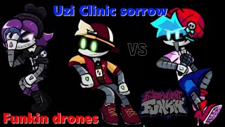 FNF Funkin drones  Clinic sorrowFriday Night Funkin فرايدي نايت فانكين 🎤 [upl. by Fatima]