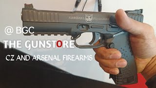 The Gun Store CZ And Arsenal Firearms Newly Open The Gun Store [upl. by Yelich]