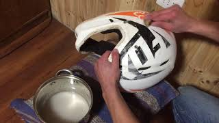 Como pintar un casco de descenso Fox rampague sin gastar mucho [upl. by Polito]