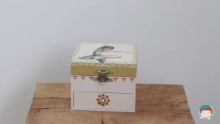 Musical Cube Box Ballerina from Trousselier on Jeujouetcouk [upl. by Rutherfurd]