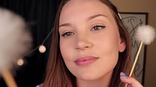 ASMR Close Up Personal Attention ❤️ Brushing Head  Ear Massage Toxic Energy Removal [upl. by Dnalra]