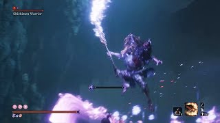 Sekiro Shadows Die Twice  Shichimen Warrior Boss Fight  Ashina Depths [upl. by Attiuqal]