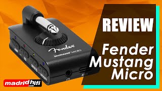 Fender Mustang Micro Review  Análisis Español [upl. by Rinaldo]