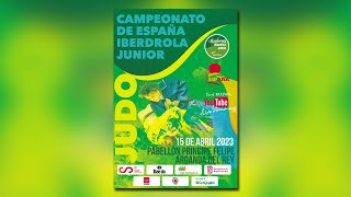 CAMPEONATO DE ESPAÑA IBERDROLA JUNIOR DE JUDO 2023  TATAMI 2 [upl. by Sajovich]