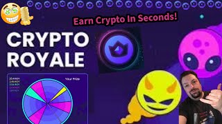 Playing Crypto Royale  Earn Crypto In Seconds [upl. by Leela296]