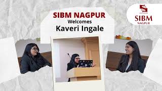 In Conversation with Miss Kaveri Ingale Believe India SIBM Nagpur [upl. by Giverin]