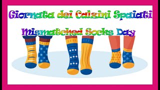 🧦Giornata dei Calzini SpaiatiMismatched Socks Day🧦 ITAENG  AforismaCitazione n490 [upl. by Eniowtna]