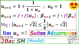 Les Suites Numériques  Les Suites Récurrentes  2 Bac SM  Exercice 26 [upl. by Ajar]