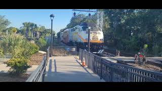 SunRail coming into the DeBary Station [upl. by Anirahs]