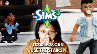 THIS MOD WILL CHANGE THE SIMS 3😱😱 Toddlers Using Stairs [upl. by Nairot87]