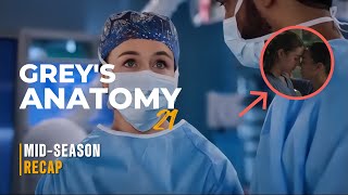 Everything That Happened in Greys Anatomy Season 21 So Far Up to MidSeason Finale [upl. by Enail]