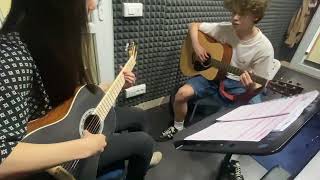 MATTIA e Chiara studiano Norah Jones  GuitarLab  Scuola di Musica [upl. by Sirrep]