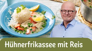 Hühnerfrikassee selber machen 🍲  REWE Deine Küche [upl. by Eidoc]