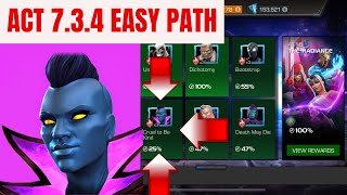 HOW TO BEAT ACT 734  MCOC [upl. by Jariv]