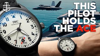 The IWC Pilots Watch Automatic 41 Black Aces goes full lume [upl. by Dachy]