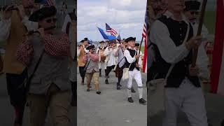 Sudbury Ancient Fyfe and Drum Companie history americanrevolution parade [upl. by Ettevroc]