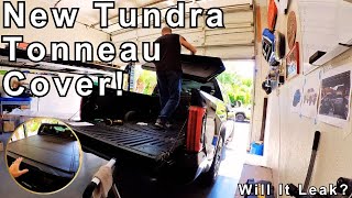 Tonneau Cover Install For The 2024 Toyota Tundra [upl. by Enilada]