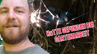 HÜTTE bei GARTENARBEIT gefunden😆 Sturmschaden endlich beseitigt🌩 Garden Guy🌲 [upl. by Aralk]