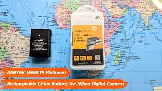 DIGITEK ENEL14 Platinum Rechargeable Liion Battery for Nikon Digital Camera 1400mAhindiaunboxed [upl. by Novek]