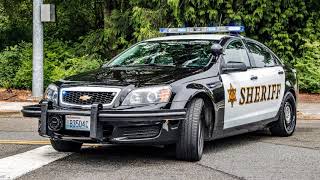 Scanner Audio Snohomish County Sheriffs Office Vehicle Pursuit 4 hour long K9 Track [upl. by Niamjneb]