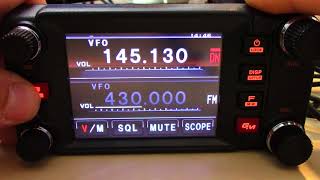 Yaesu FTM400DR System Fusion C4FM Dual Band VHFUHF Transceiver [upl. by Duhl763]