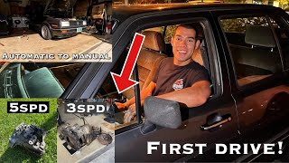 Its AMAZING 1987 MK2 Jetta Manual Swap DONE [upl. by Nnoved]