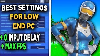 Best Settings For LowEnd PC’s  200 FPS Boost in Fortnite Chapter 4 [upl. by Sedgewinn]