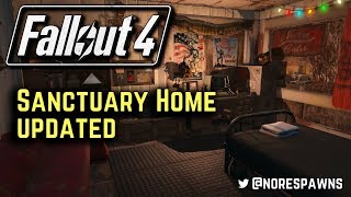 Fallout 4  Sole Survivors Sanctuary Home Updated [upl. by Tillman]