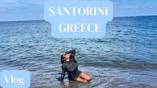 Santorini Greece Vlog  Parissa Beach Oia [upl. by Tterag]