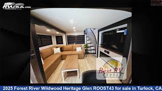 Eyecatching 2025 Forest River Wildwood Heritage Glen Fifth Wheel RV For Sale in Turlock CA [upl. by Assirhc]