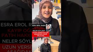 Esra Erol RABİA Neler Söyledi esraerol canertoygar sondakika rabia fatihaydin atv sonbölüm [upl. by Ardnait]