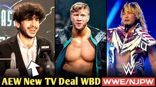 AEW New TV Deal with WBD amp MAX🫣 WWE amp NJPW Partnership  EC3 Debut In Japan  Kurt Angle Calls AEW [upl. by Blodgett]