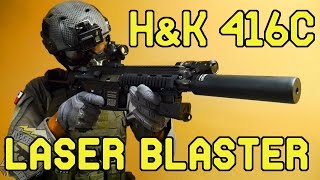 Elite Force HK 416C Laser Blaster High Ground Airsoft Indoor Arena [upl. by Nallek]