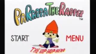 Parappa the Rapper Intro amp Menu Screen [upl. by Ynnavoeg]