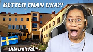 AMERICAN REACTS TO SWEDISH SCHOOL 😳 HOW DOES IT COMPARE TO US [upl. by Adlaremse]