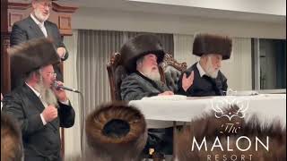 Chamol Al Masecha Motzei Shabbos With Viznitz Rebbes In NJ  Iyar 5784 [upl. by Elvie]