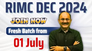 RIMC Five Months ONLINE Course  RIMC Entrance Exam Preparation December 2024 [upl. by Llebiram238]