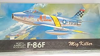 UNBOXING FUJIMI 172 F86F SABRE [upl. by Hsemin]