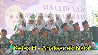 Memperingati Maulid Nabi SAW kelas B Anakanak Nabi [upl. by Anaiv956]