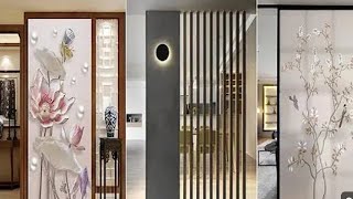 Modern room divider ideas  Living room partition wall design 2025 [upl. by Arul]