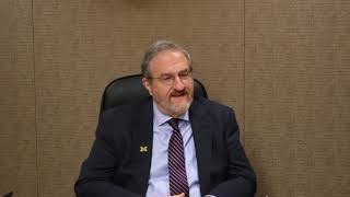 President Mark Schlissel Discusses HAIL Scholarship Study [upl. by Fawne731]