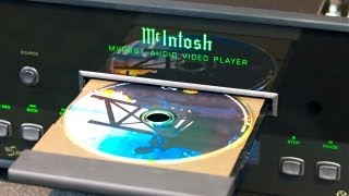 Stereo Design McIntosh MVP891 SACDCDBlu RayDVD Player in HD [upl. by Wichern]