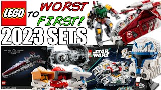 LEGO Worst to First  ALL LEGO Star Wars 2023 Sets [upl. by Eelarat]