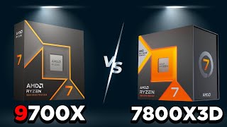 Ryzen 9700X VS 7800X3D [upl. by Schurman]