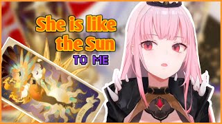 Calli explains why Kiara is the Sun card  Hololive EN [upl. by Goodrich]