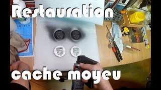 🚓 Rénovation cache moyeu Porsche 924S TUTO Tout le matériel dans le descriptif [upl. by Eadahs822]