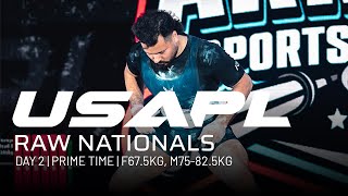 2023 USAPL Raw Nationals  Day 2  Prime Time F675kg M75825kg [upl. by Eener862]