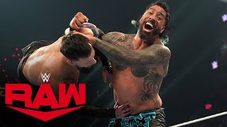 Jey Uso vs Finn Bálor Raw highlights April 15 2024 [upl. by Aurelia110]