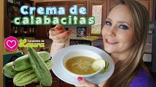 Como hacer CREMA DE CALABACITAS  Comida Saludable [upl. by Irihs]