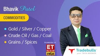 Mr Bhavik Patel  ET Now Swadesh Commodity Fatafat  Tradebulls Securities  08 April 2024 [upl. by Winton]